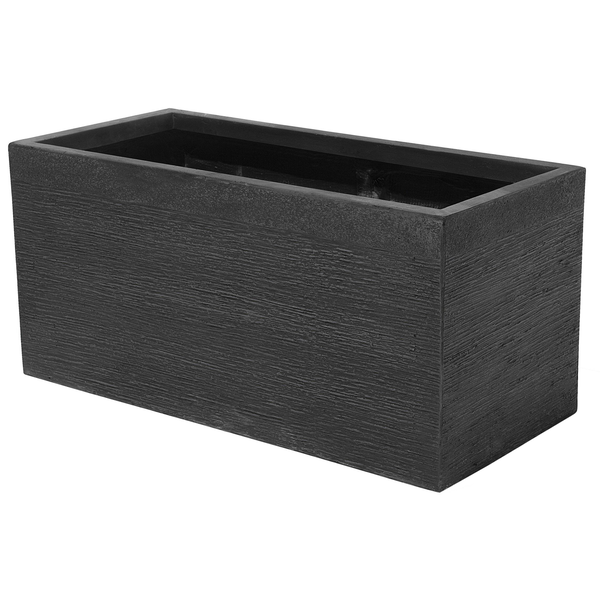 Blumenkübel MYRA Keramik 80 cm Schwarz