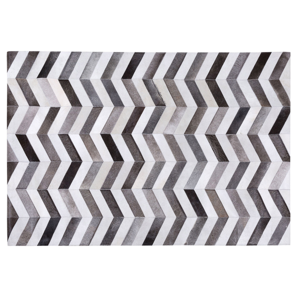 Teppich AKSAZ Bunt 140 x 200 cm Echtleder