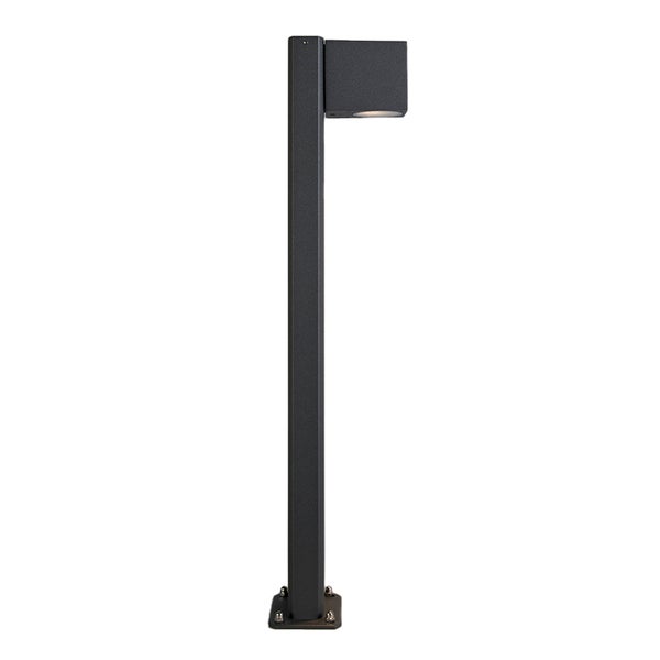 Industrielle stehende Außenlampe dunkelgrau 65 cm IP44 - Baleno