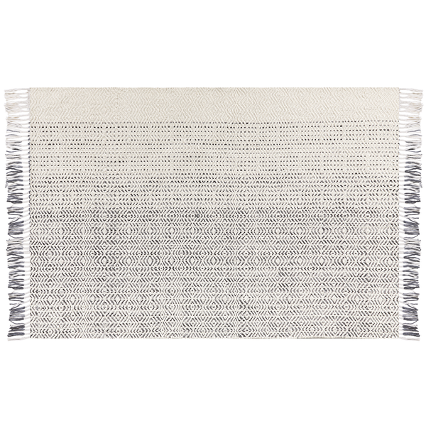 Teppich OMERLI Weiß 160 x 230 cm Wolle