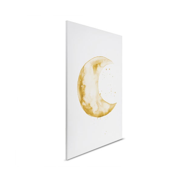 Leinwandbild mit Halbmondmotiv