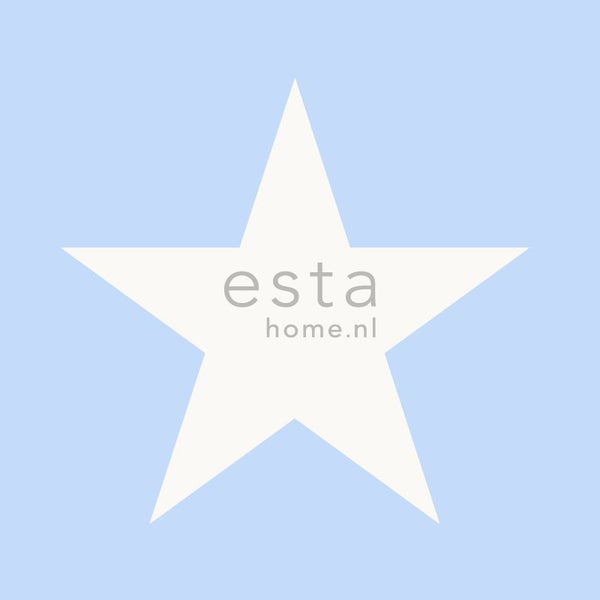 ESTAhome Tapete Sterne Hellblau - 53 cm x 10.05 m - 138707