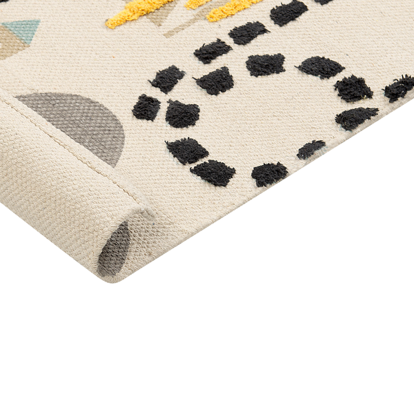 Kinderteppich SAZAK Bunt 80 x 150 cm Baumwolle