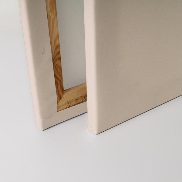 Keilrahmen mit Holzrahmen und Leinwand