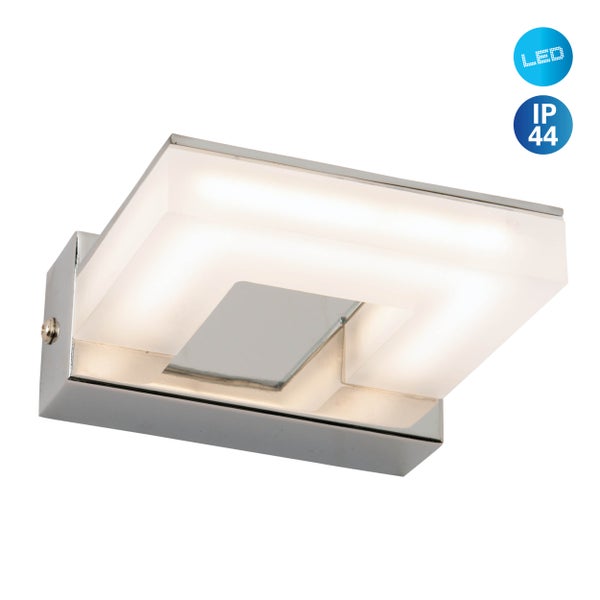 Quadratische LED-Wandleuchte