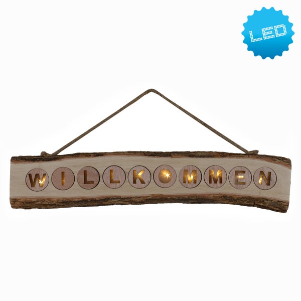 LED-Dekoleuchte WILLKOMMEN