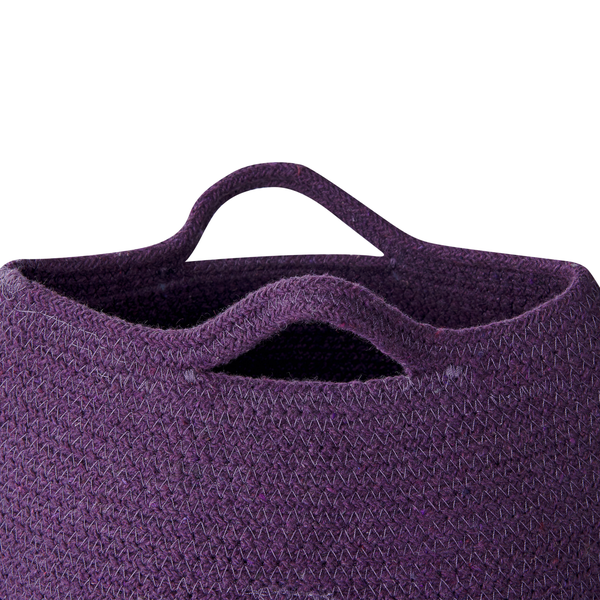 Aufbewahrungskorb aus Textil mit Griffen