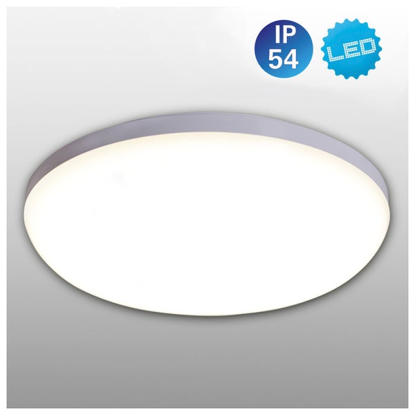 Balkon mit Holzverkleidung, Schiebetür und Deckenleuchte