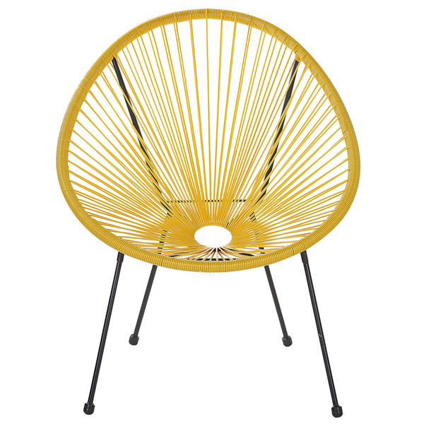 Gartenstuhl ACAPULCO II Polyrattan Gelb