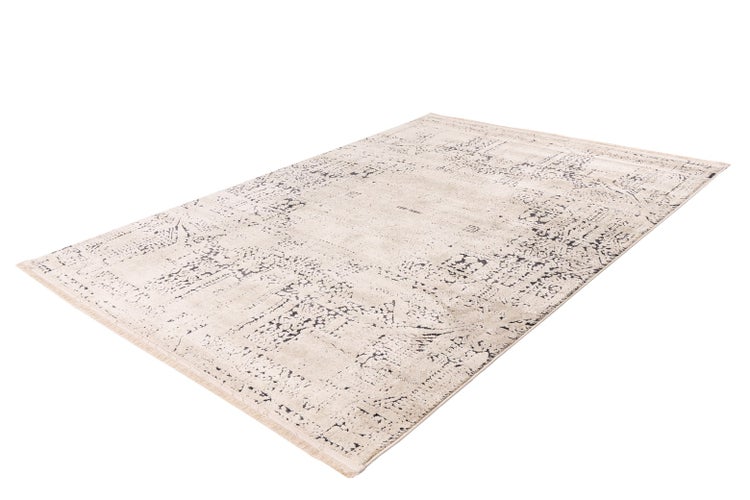 Kurzflor Teppich Deka Multi / Anthrazit Vintage 80 x 150 cm