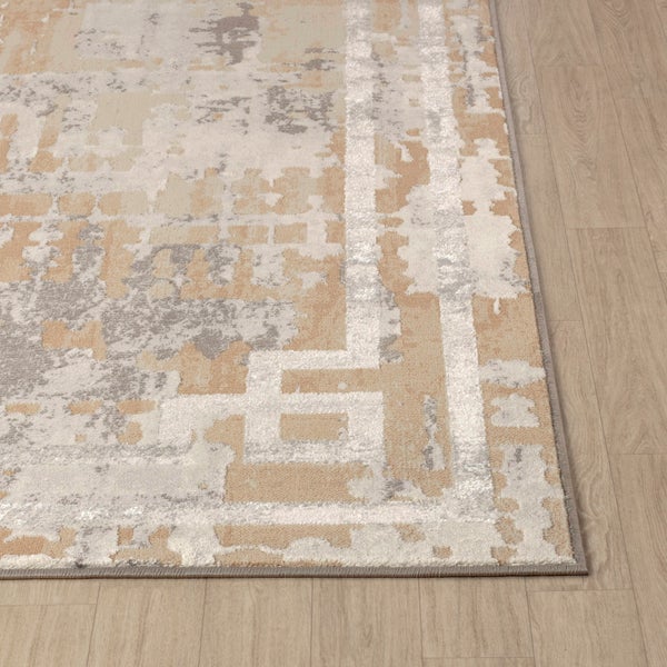 Abstrakt Moderner Teppich Beige/Grau 120x170 cm MARTINA