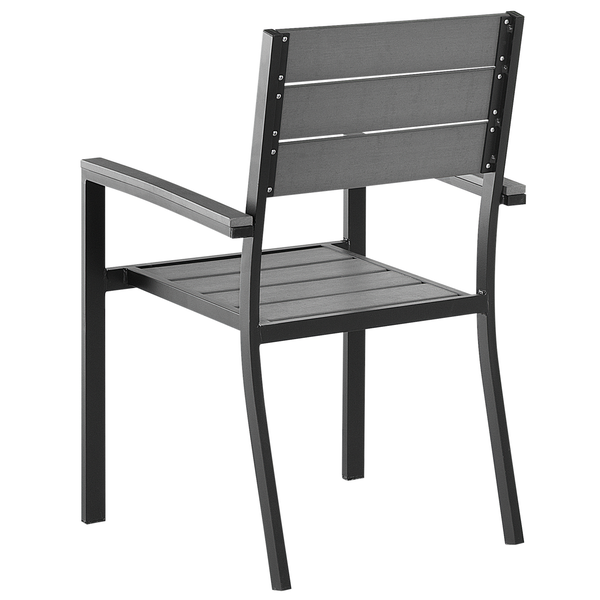 Gartenstuhl 4er Set PRATO Grau