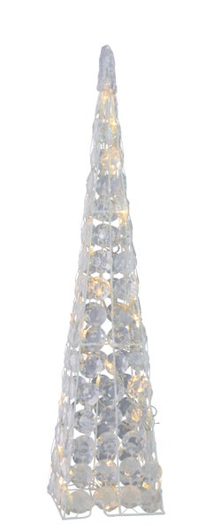 Dekorativer LED-Weihnachtsbaum mit Kristall-Optik für eine festliche Beleuchtung