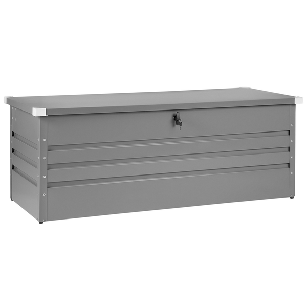 Aufbewahrungsbox CEBROSA Metall 165 cm 70 cm Grau