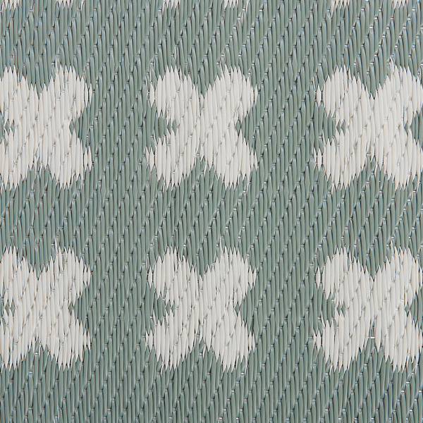 Outdoorteppich ROHTAK Hellgrün 90 x 180 cm