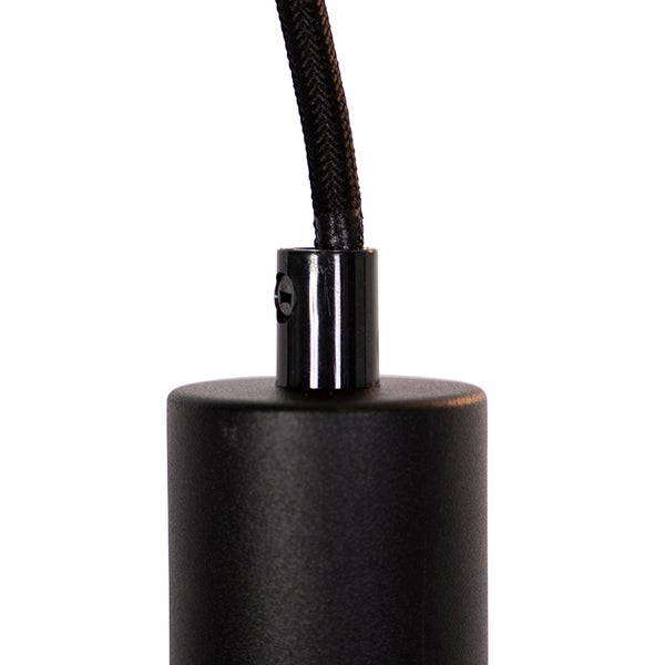Moderne Hängelampe schwarz 35 cm 5-Licht - Facil