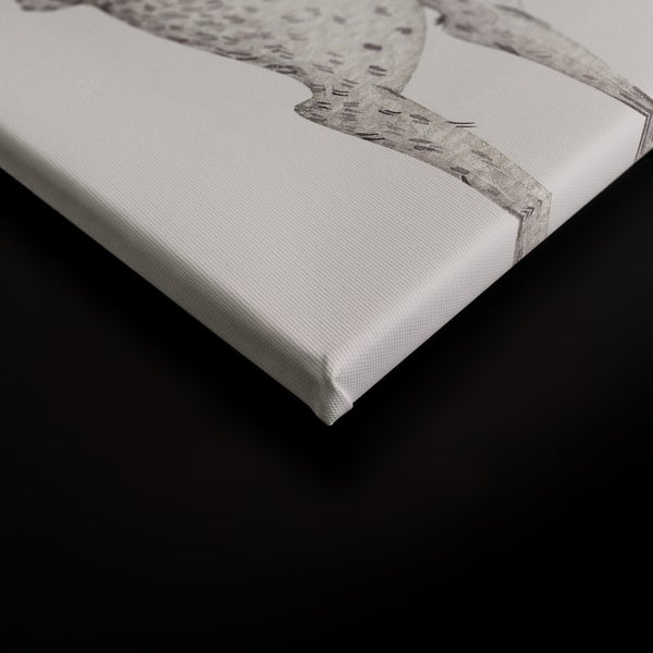 Wandbild auf Leinwand mit Tiermotiv als detailreicher Druck auf Textilgewebe.
