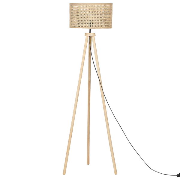 Stehlampe PENTON Rattan Naturfarben