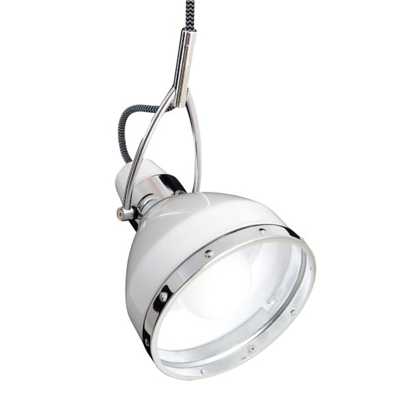 Hängelampe mit Schirm