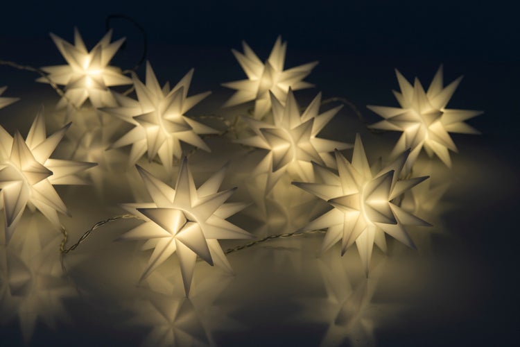 Lichterkette mit Sternen