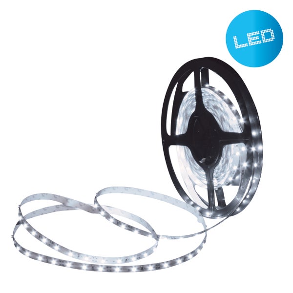 LED-Streifen mit elektronischen Bauteilen