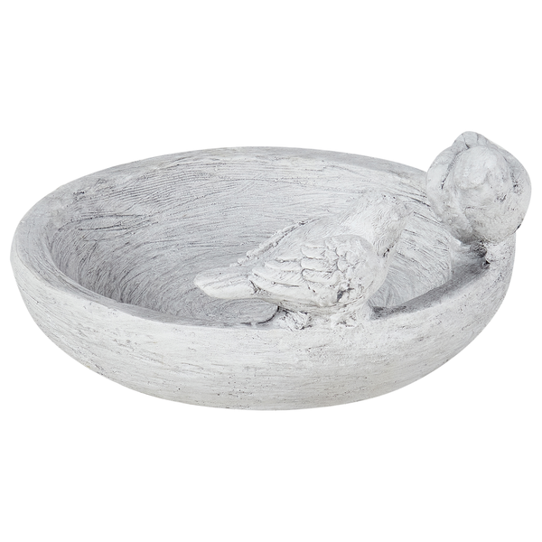 Garten-Vogeltränke grau Antik-Optik 13 cm MAMOU