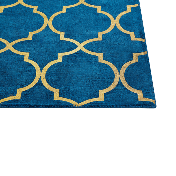 Teppich YELKI Blau 160 x 230 cm Viskose