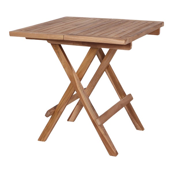 Bine kleiner Gartentisch 50x50 cm Teakholz massiv. 50 X 50 X 50 cm
