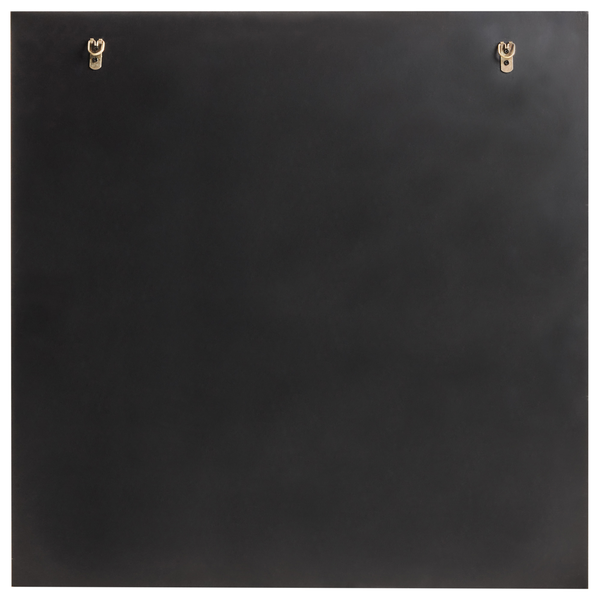 Rückseite einer Platte mit zwei Aufhängungen