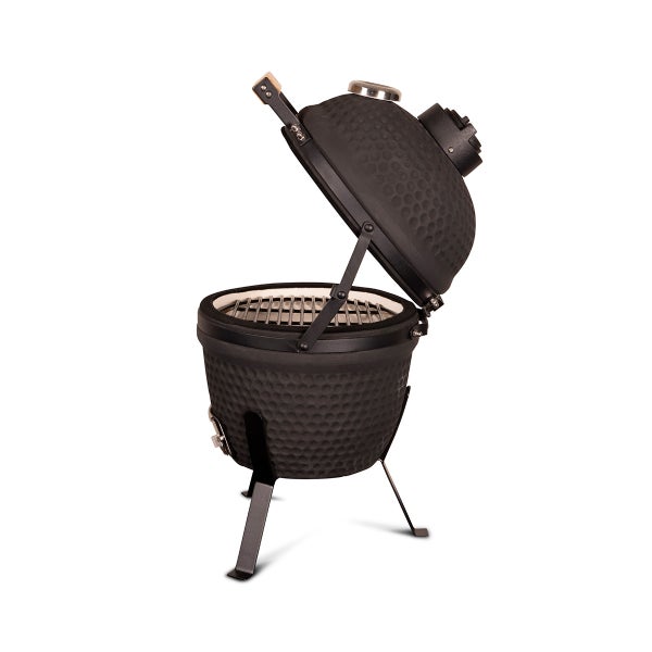 PATTON Keramikgrill Kamado Classic Mini - Mattschwarz