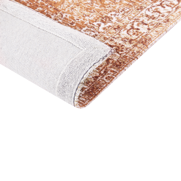 Teppich HAYAT Orange 80 x 150 cm Baumwolle