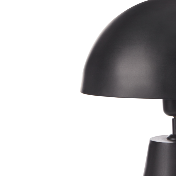 Tischleuchte PALMIET Metall Schwarz