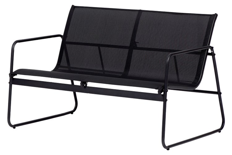 Theodor Garten Lounge mit 4 Teilen schwarz.  X  X  cm