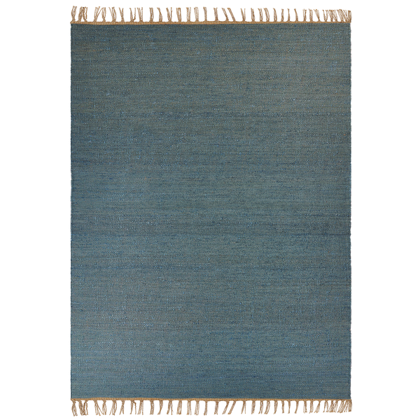 Teppich LUNIA Türkis 160 x 230 cm Jute