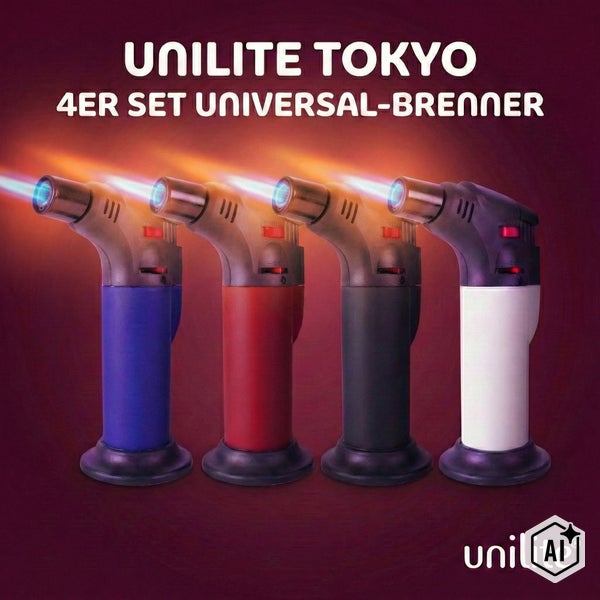 Unilite Tokyo Universalbrenner im 4er Set mit Flamme