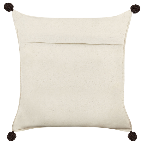 Dekokissen 2er Set FUSSEL Baumwolle 45 x 45 cm Hellbeige