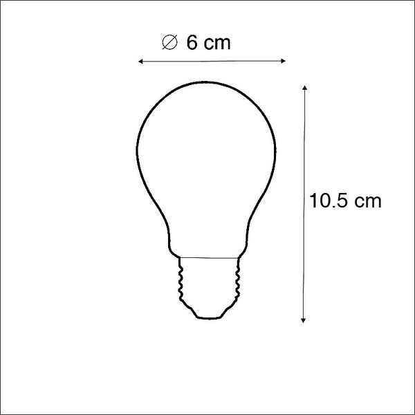 E27 dimmbare LED-Lampe 6W 500 lm 2700K