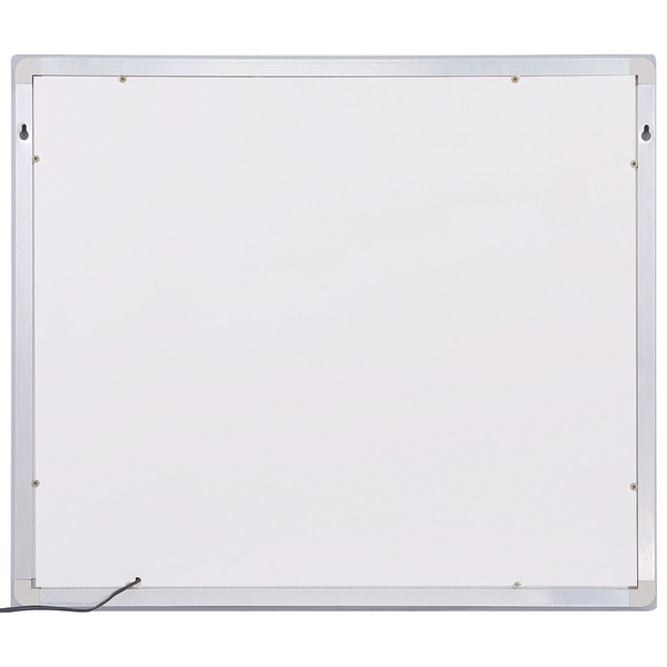 LED-Badezimmer-Spiegel LIRAC 70 cm 60 cm Silber