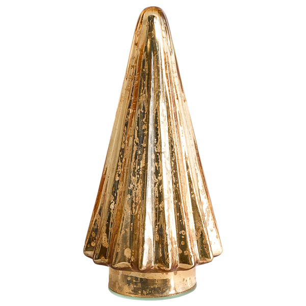 Dekorativer Glasbaum für die Weihnachtszeit