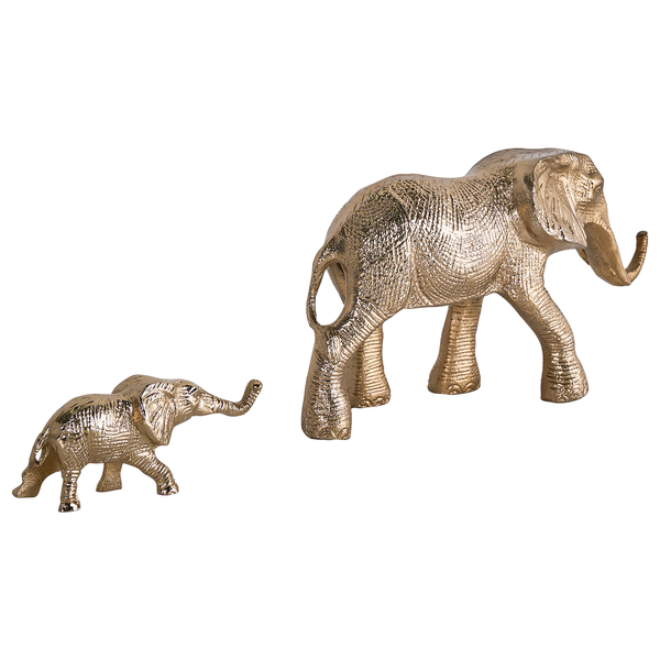 Dekorative Elefantenfiguren, Set aus zwei Elefanten
