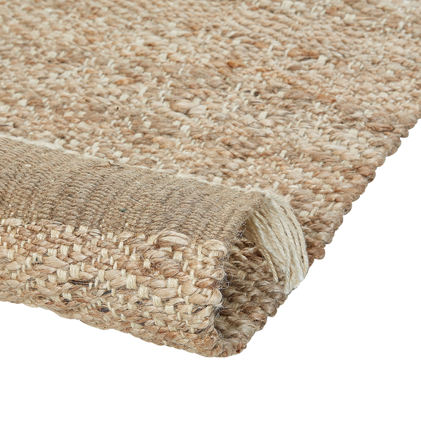 Teppich ABANA 140 x 200 cm Jute Beige