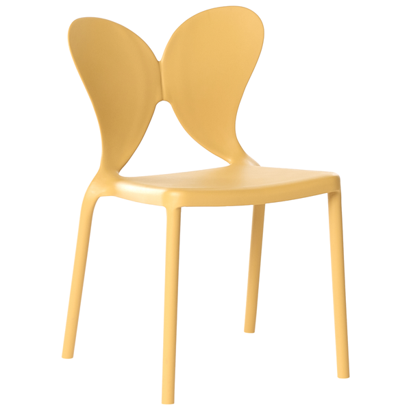 Gartenstuhl 2er Set LARISSA stapelbar Gelb