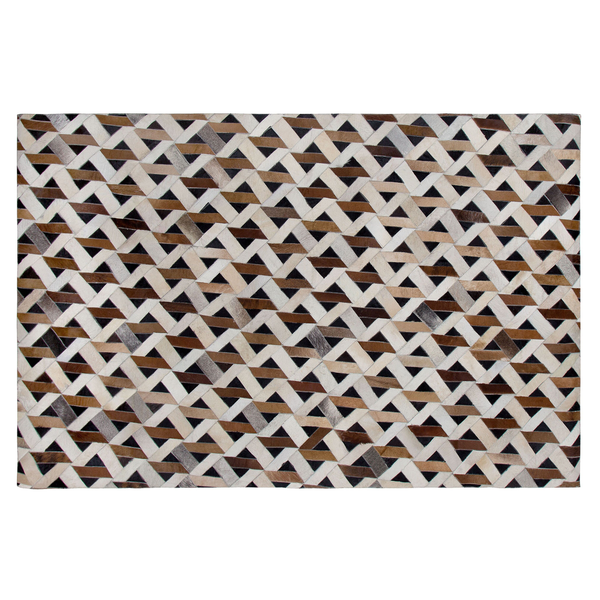 Teppich TUGLU Braun 140 x 200 cm Echtleder