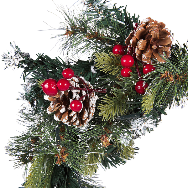 Weihnachtsgirlande LED PAIMIO 180 cm Grün