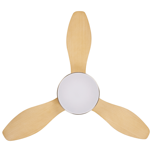 Deckenventilator mit Licht BANDERAS mit Fernbedienung Silber