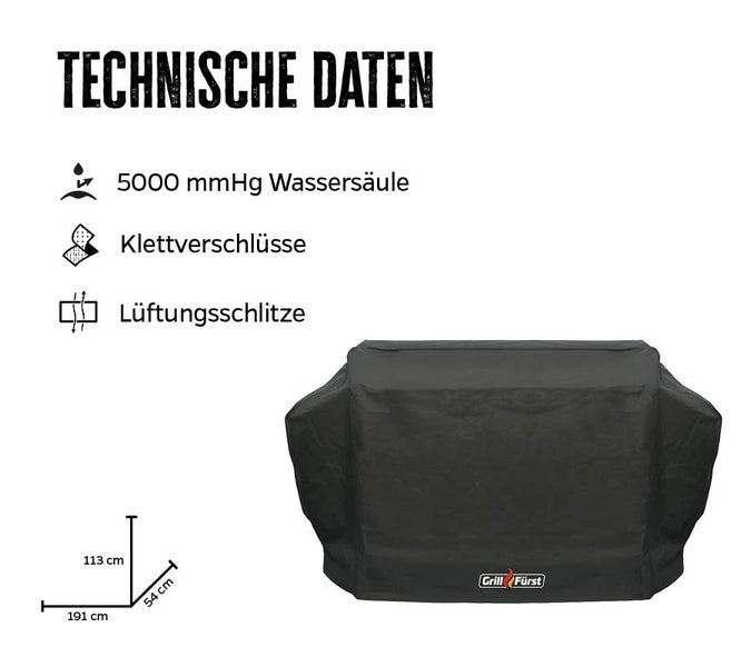 Grillfürst Abdeckhaube / Schutzhülle für Grillfürst G750
