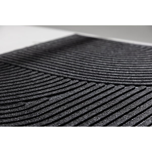 Valentino Fußmatte schwarz. 60 X 90 X 1 cm