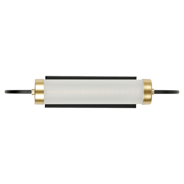 LED Wandlampe HENRY Metall Schwarz