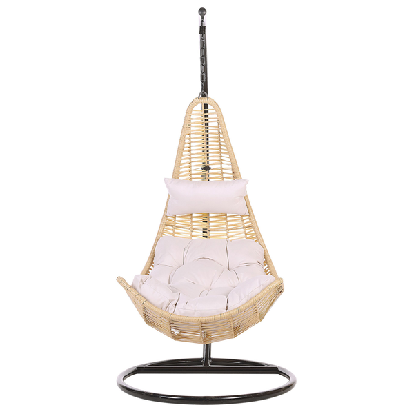 Hängesessel mit Gestell ATRI II Polyrattan Naturfarben