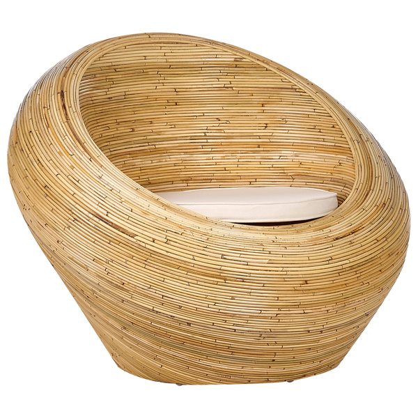 Gartensessel MAIORI Rattan Naturfarben